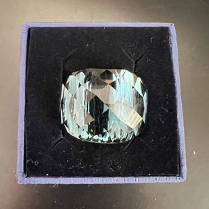 Never been worn delicate Swarovski crystal ring.